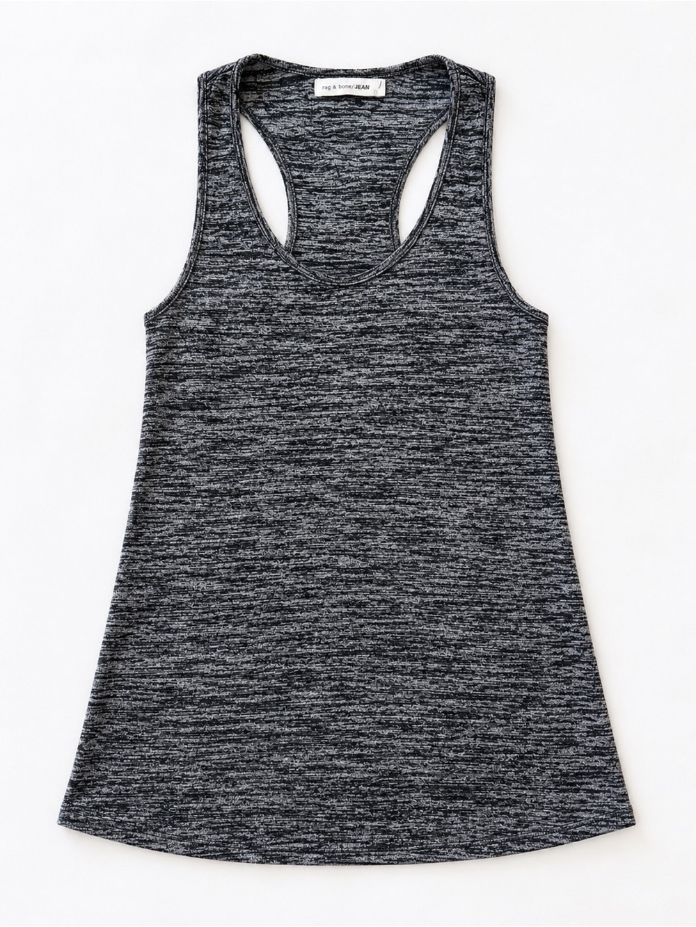 Rag & Bone Marled Knit Racerback Tank Top Womens Small Stretch Soft Minimalist
